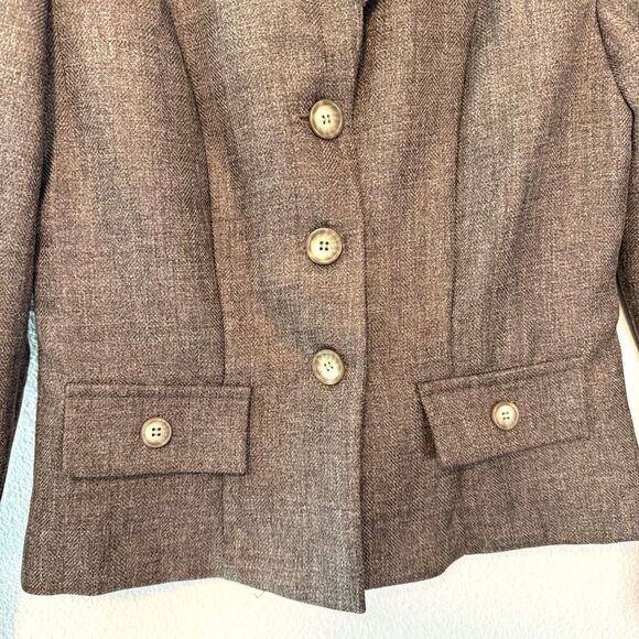 Y2K Donutz Brown Blazer Jacket Size 7 NWT - Picture 6 of 9